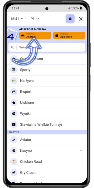 Paripesa Casino Pobierz app plik APK